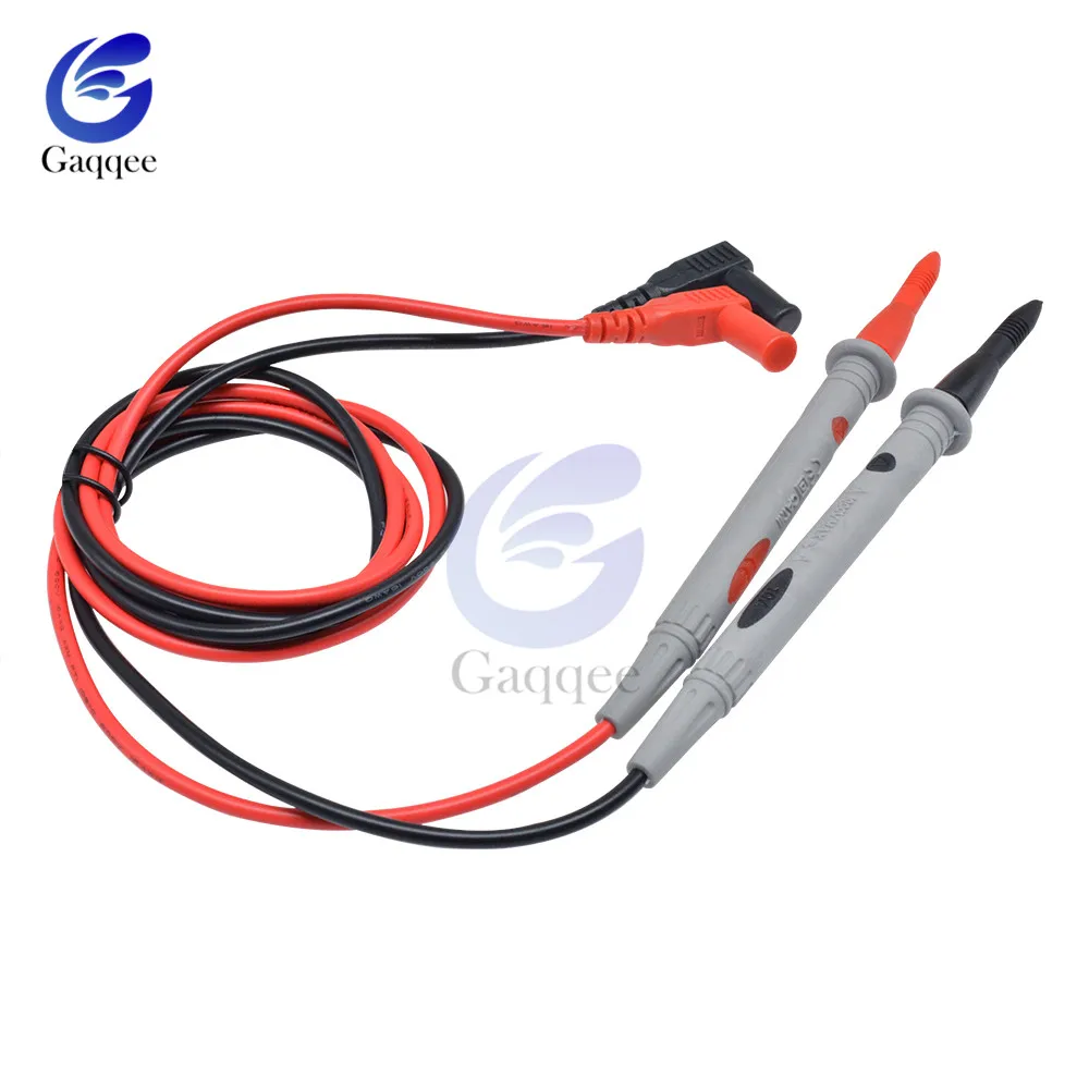 2pcs Universal Probe Test Leads Pin for Digital Multimeter Needle Tip Multi Meter Tester Lead Probe Wire Pen Cable 20A 10A 1000V