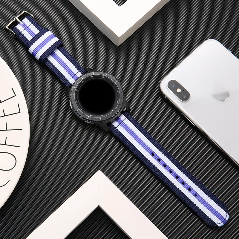 화웨이 시계 GT2 교체 나일론 스트랩 시계 2 프로 시계 팔찌 화웨이 매직 스마트 워치 스트랩 20mm 22mm 스트랩