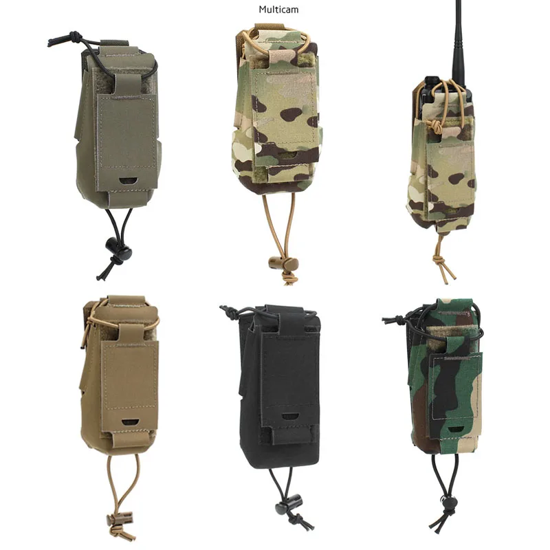 Outdoor CS TACTICAL Gridlok BAOFENG/POFUNG UV5R UV82 Radio Pouch Molle Pouch Intercom Walkie Talkie Bag