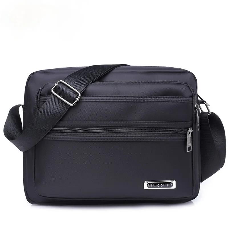 Nowa męska torba na ramię koreańska torba Crossbody torba na książki studenckie męskie torby osobiste nylonowa torba