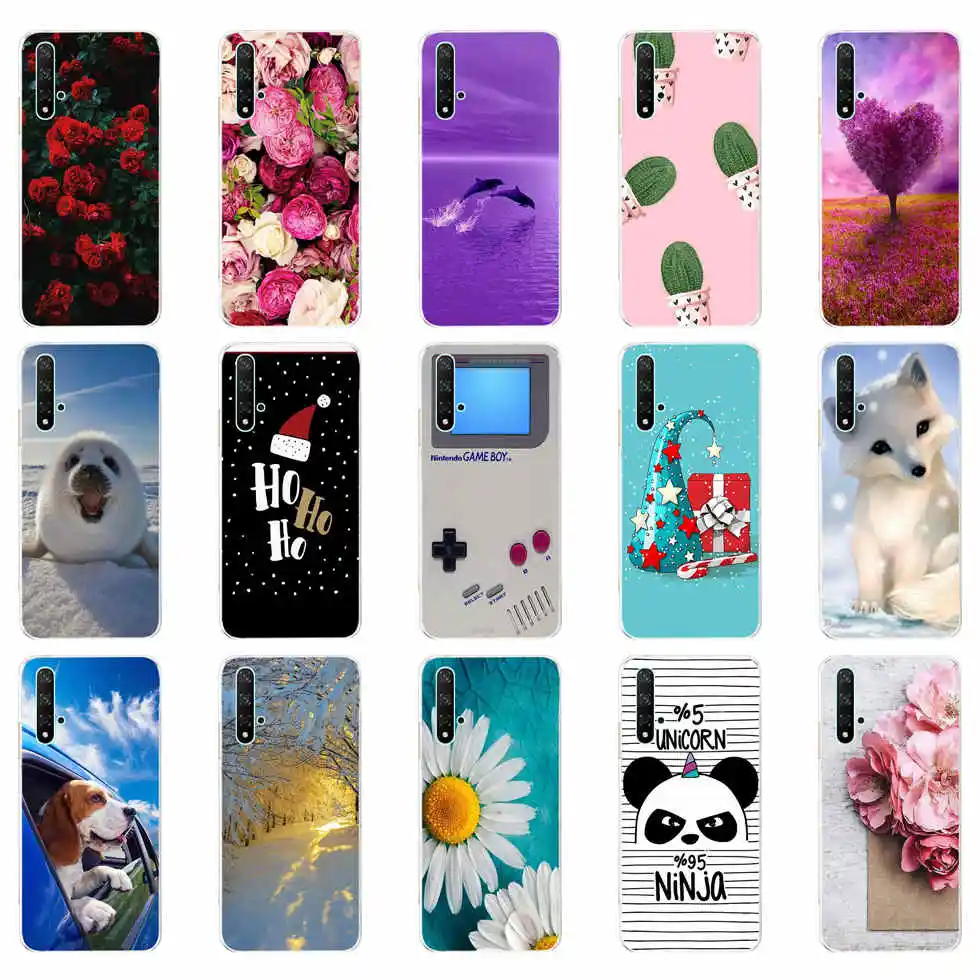 For Honor 20 Lite Case Huawei Honor 20 Lite MAR-LX1H Case Silicone TPU Soft Back Cover Phone Case For Honor 20 Lite 2020 pro