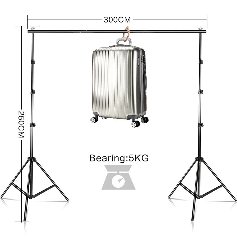 SH Background Stand Adjust 2.6X3M 2X3M 2X2M Green Screen Photography Backdrops Chromakey Support System Frame Chroma Video