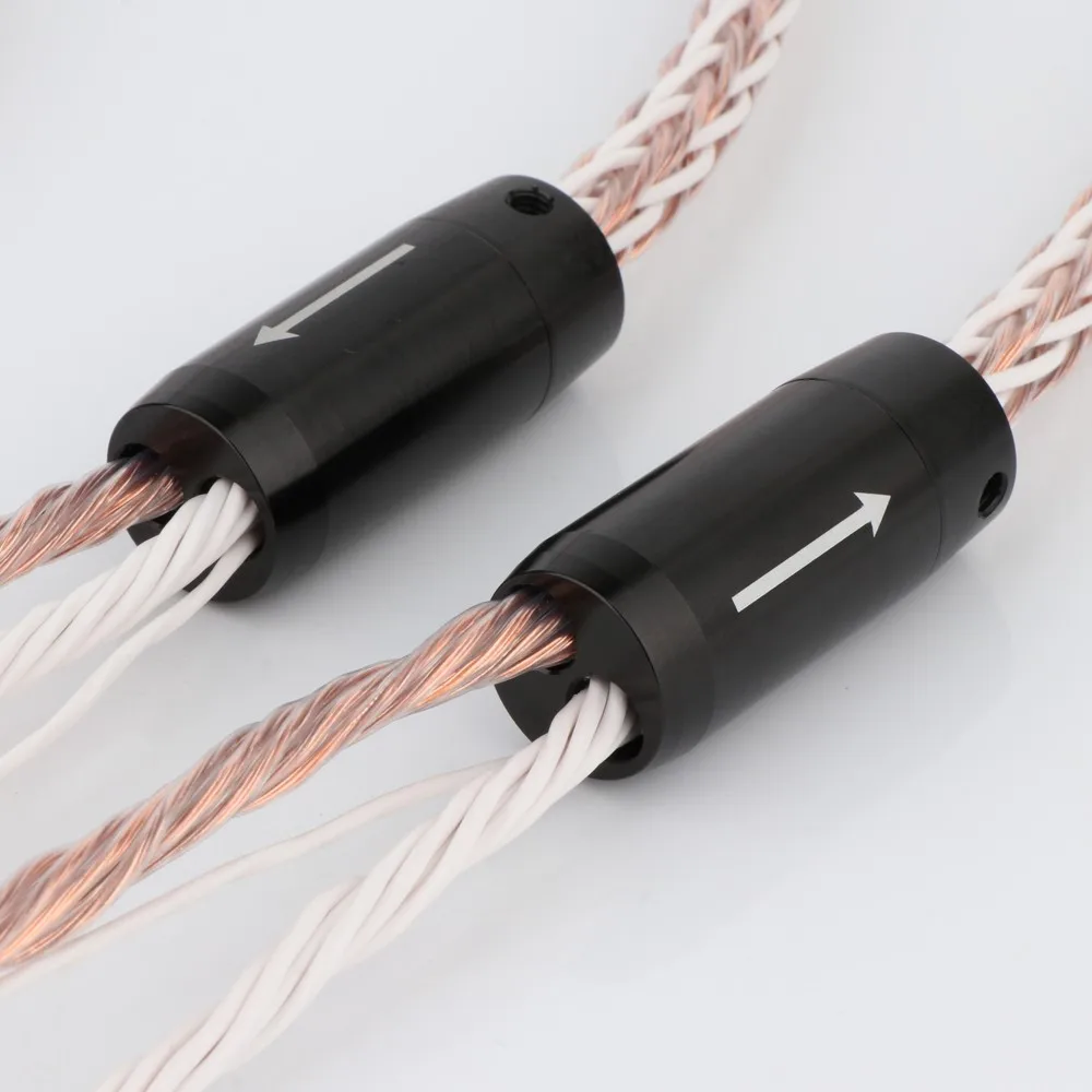 Wysoka czystość 8TC OCC 2RCA do 2RCA uziemienie Y wtyczka LP Audio Phono Tonearm kabel z przewód uziemienia kabel do telefonu linia Audio