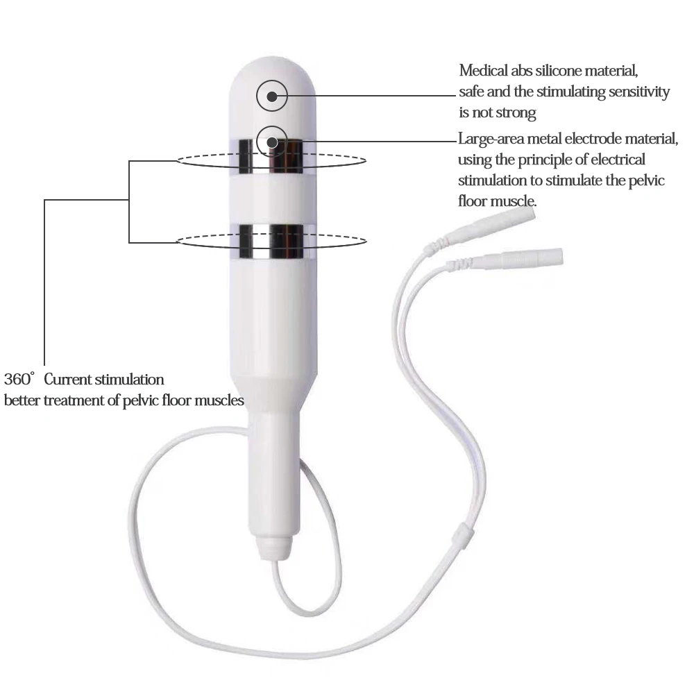 Electronic Vaginal Probe Exerciser Incontinence Therapy with biofeedback for Pelvic Muscle Stimulation Kegel Exerciser TENS EMS