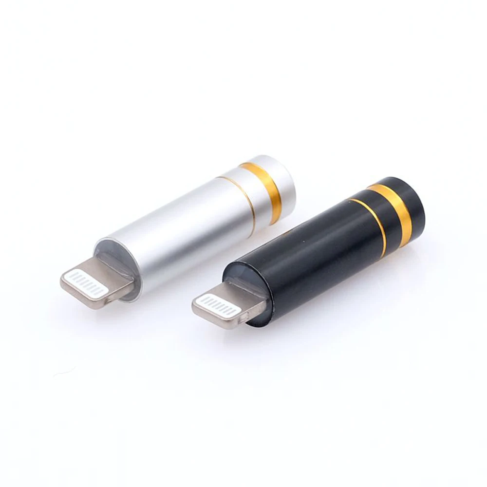 TOP-HiFi iphone lightning Stereo Connector Jack  for DAC Decoder Chip Adapter Earphone Amplifier