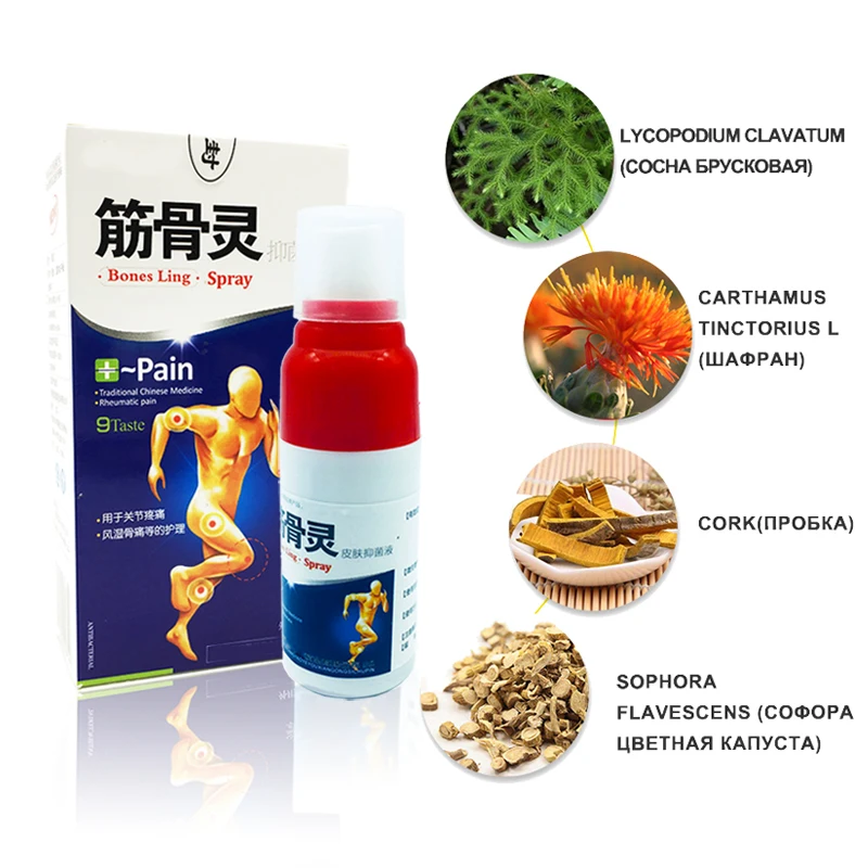 30ML Bones Pain Relief Spray, Rheumatism Arthritis, Muscle Sprain Knee Waist Pain,Back Shoulder Spray Tiger Orthopedic Plaster