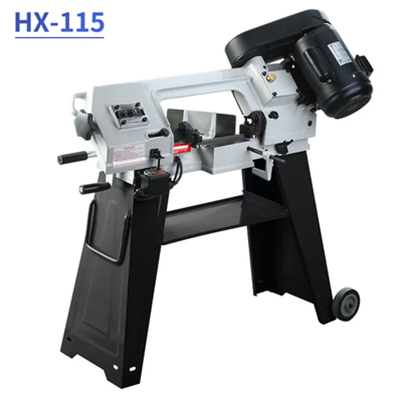 HX-115 Band saw machine steel cutting machine household angle bevel cutting heavy-duty high-power profile metal square tube