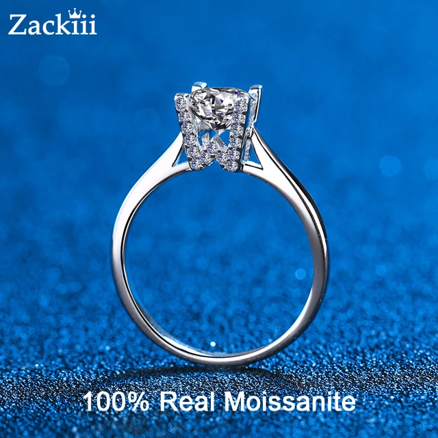 2ct Real 925 Brilliant order Solitaire Ring