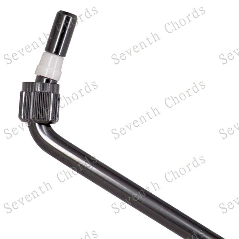 1 Stück Duplex E-Gitarren-Kurbelgriff, schwenkbarer Duplex-Stab, Rollaround, Schwarz, Doppelgitarren-Zubehörteile – Detail 2