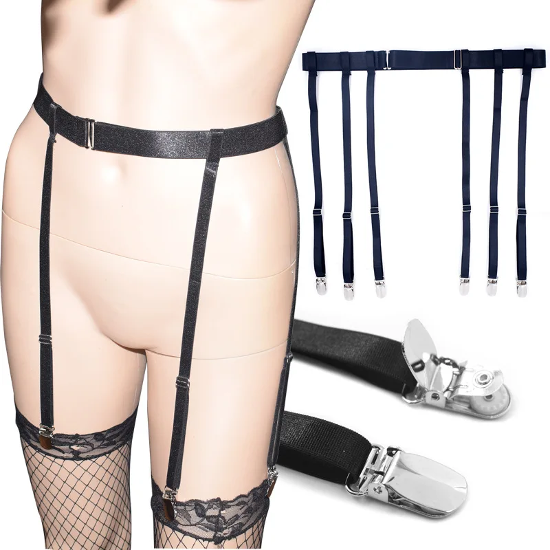 Europese En Amerikaanse Mode Dames Garter Belt Elastische Kous Clip Bretels Vrouwen Sexy