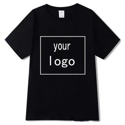 Custom T Shirt Diy Logo Image Print Customized Sportswear Casual Men Women Short Sleeve T-Shirts Tops