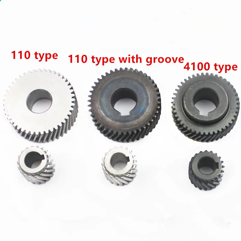 

1set Repair Part Spiral Bevel Gear Pinion Set for Makita 4100 For Hitachi 110 Marble Gear Cutting Machine Maintenance Tools