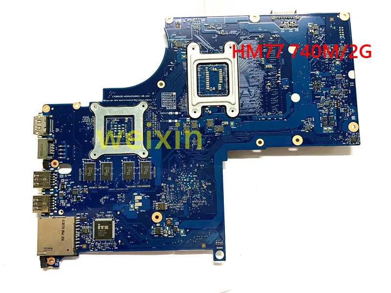 For HP ENVY 17-J034CA 17-J Laptop Motherboard 720269-501 720269-601 720269-001 HM77 740M/2G 100%