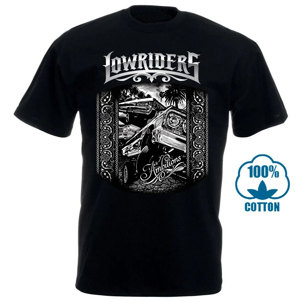 Lowriders Mens T-Shirt Bandada Impala Tee Printed On Shaka Wear Tee