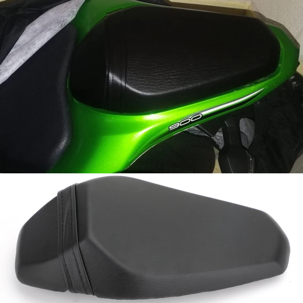 

Motorcycle Leather Seat Cover Cushion Cowl Solo Rear Passenger Pillion For Kawasaki Z900 2017 2018 2019 Z 900 Accessories Black