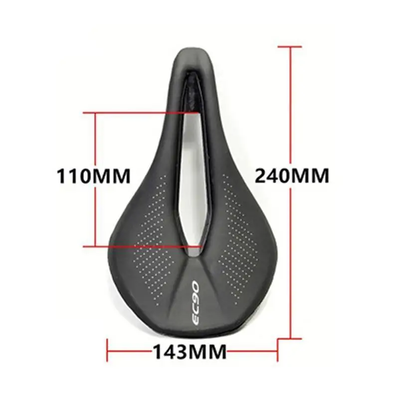 EC90 big ass Bicycle Saddle Cycling Seat Cushion Mtb Road Bike Saddle Soft Sponge Bicycle Saddle Cushion 240 x143/155mm