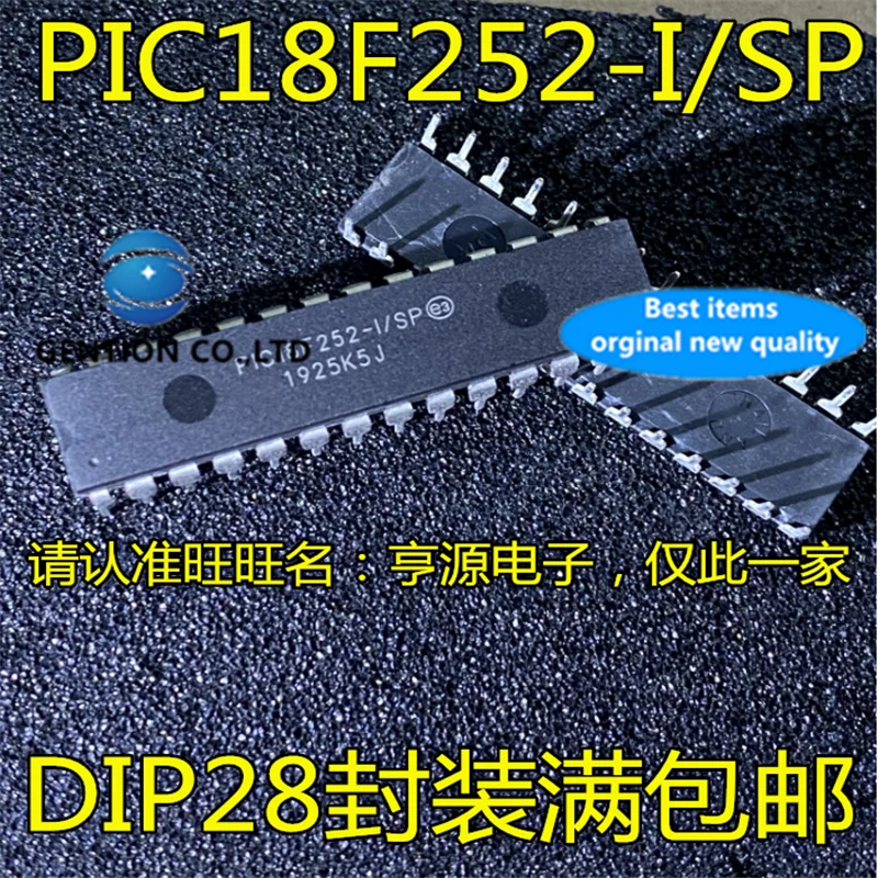 

5Pcs PIC18F252 PIC18F252-I/SP DIP28 Microcontroller chip in stock 100% new and original