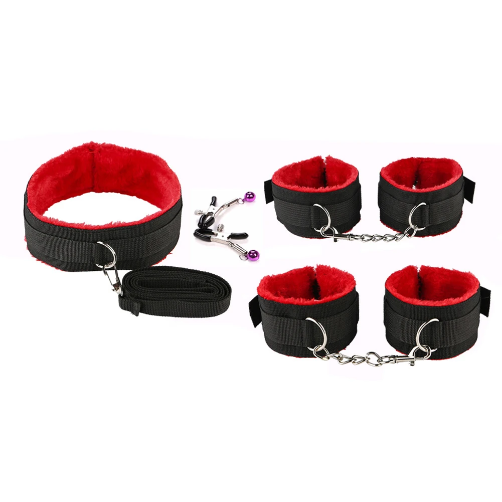 11Pcs Sex Toys Kit BDSM Bondage Whip Handcuffs Butt Plug Sexy Adult Game Tools