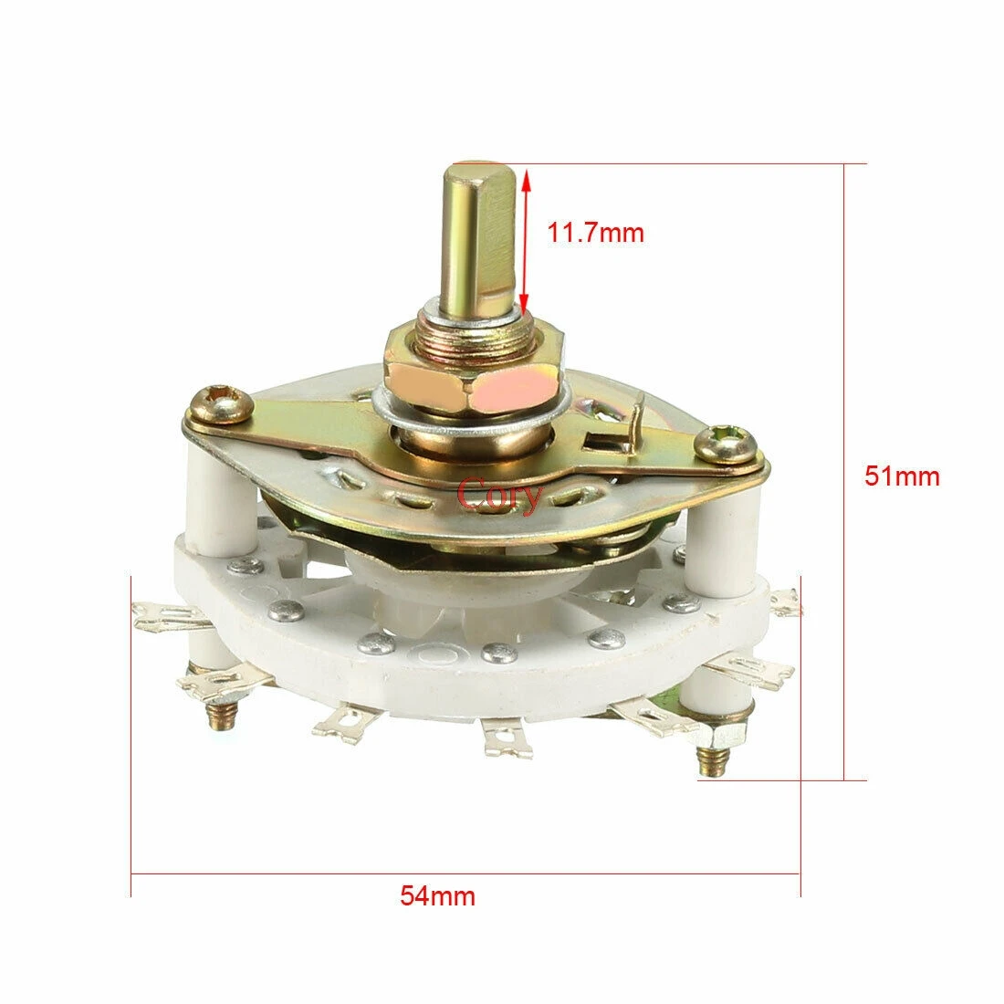 1PC Selectable 1 Deck Band Channel Rotary Switch Selector 1P6T 2P5T 1P7T 4P2T 1P5T 2P2T 2P4T 1P9T 3P3T 1P11T 2P3T - Image 4