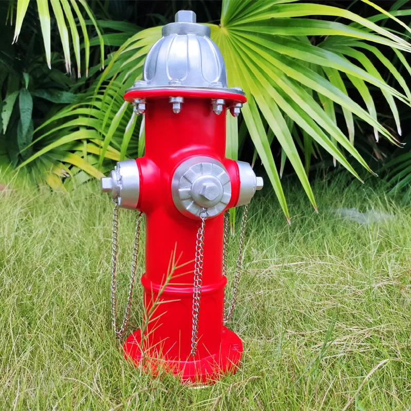 14.5 Inch Tall Dog Hydrant Puppy Training Pee Post Statue Sturdy and Durable Fix with 4 Studs For Jsys