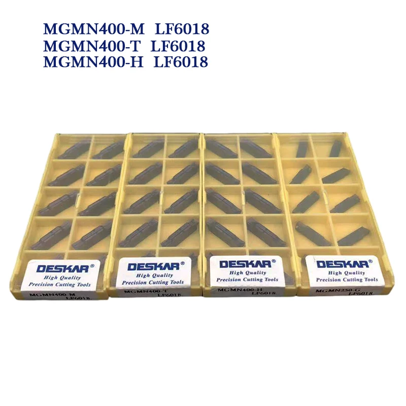 10PCS MGMN150 MGMN200 MGMN250 MGMN300 MGMN400 MGMN500 LF6018คาร์ไบด์เครื่องกลึง CNC Grooving เครื่องมือสำหรับสแตนเลส