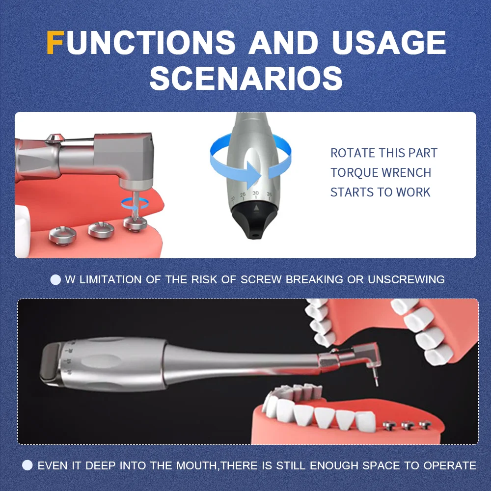 AI-Torq Control Aluminum torque wrench screw handpiece dental implant medical tooth productos dentales suppliers