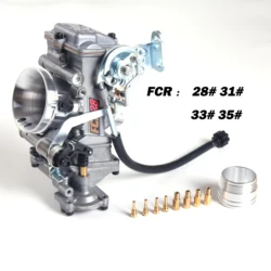 FCR Racing Carburetor For Dirt Bike MotorCross Scrambling FCR Carburetor Add Power 30% 28 41 39 35