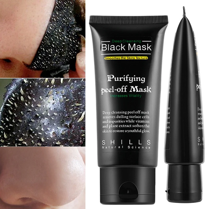 Face Mask Bamboo Charcoal Blackhead Remove Facial Masks Deep Cleansing Purifying Peel Off Black Nud Facail Face Masks