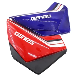 Motorcycle Side Covers for Haojue Suzuki Qingqi GS125 HJ125 QJ125 ABS Plastic Faring Panels Red Blue Black Battery & Tool Cover