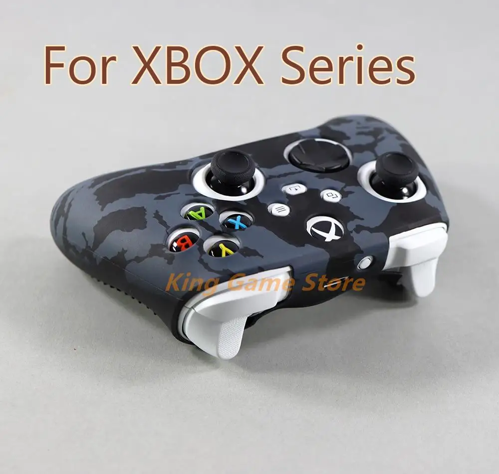 1pc/lot Water transfer print Silicone Gel Rubber Case For Xbox Series X S Controller Protective Controller Skin Cover