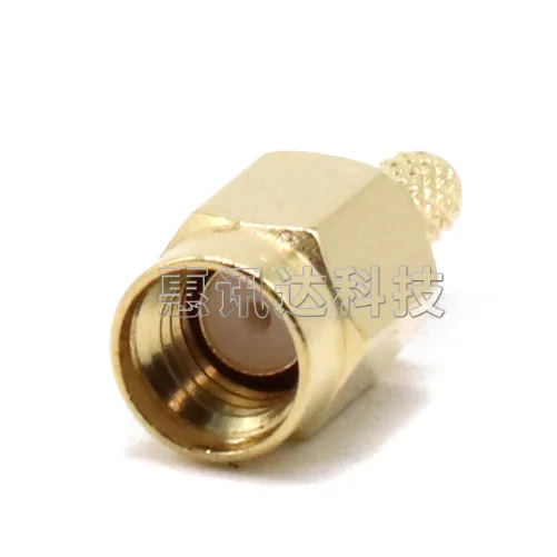 5 Buah SSMA Male Crimp UNTUK RG316 RG174 LMR100 -1.5 Kabel Lurus RF Adapter Konektor Coaxial