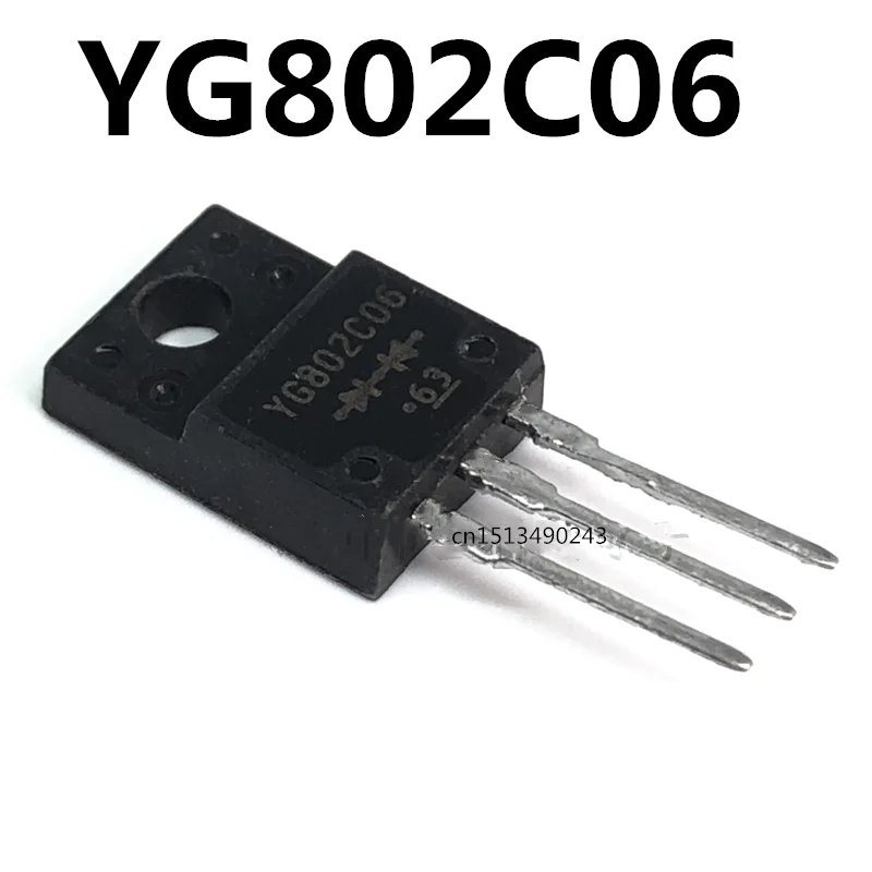 الأصلي 5 قطعة/الوحدة YG802C06 TO-220F