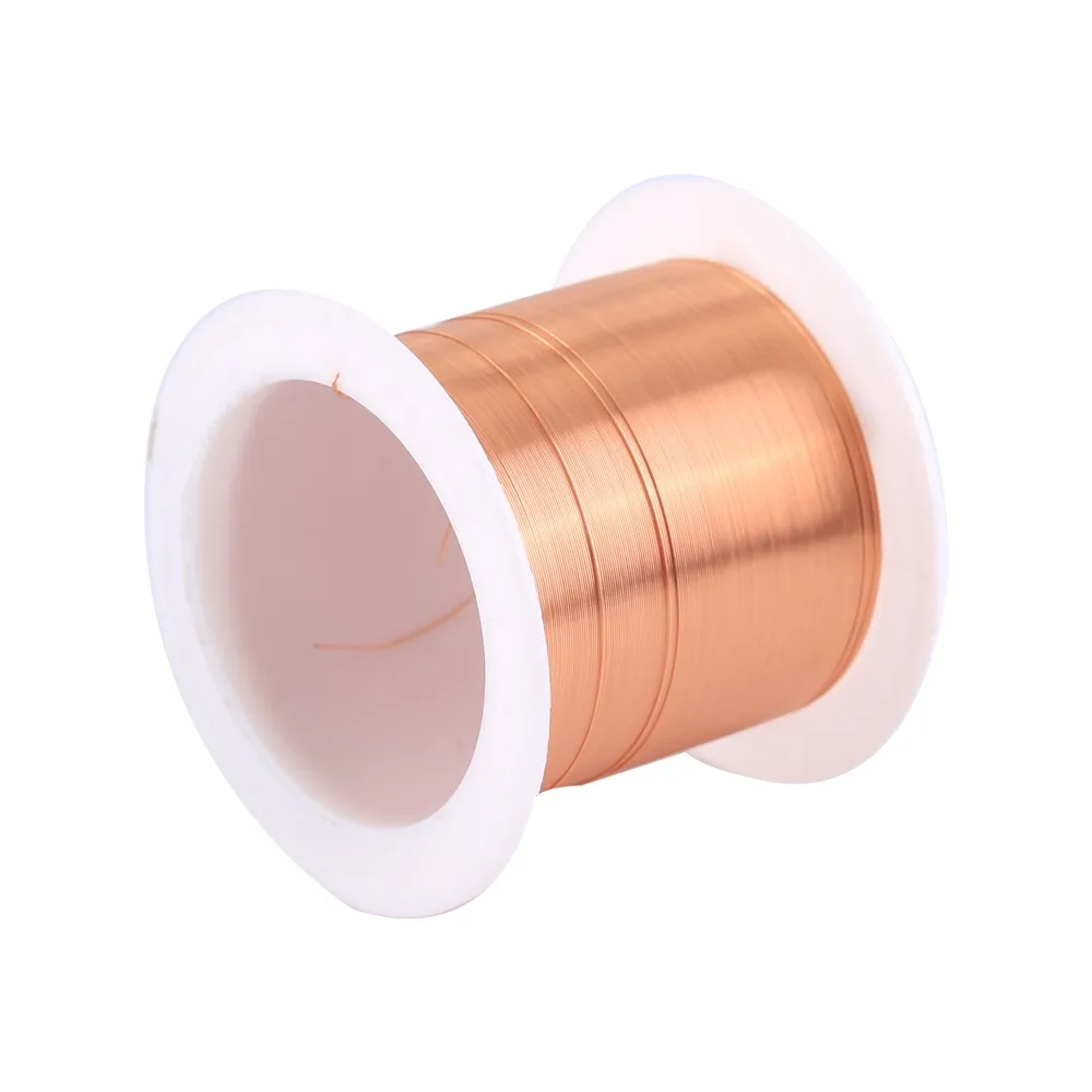 0.1mm 0.2mm 0.3mm Insulated Enameled Copper Wire Magnet Winding Coil Cable 20M/ 50M