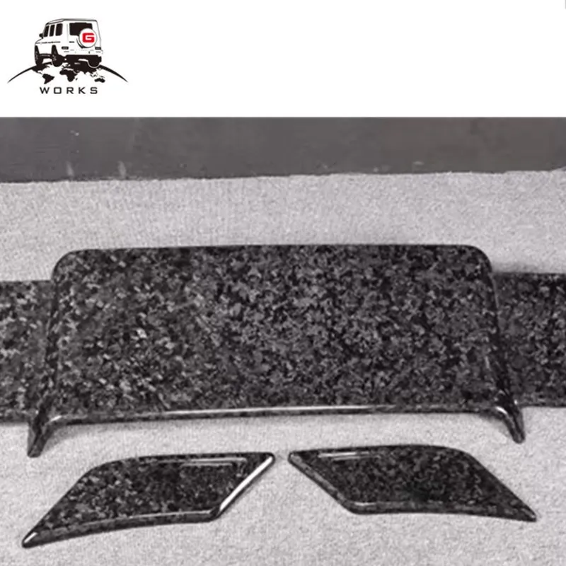 2019year G Class W463A G63 G550 G500 w464 Forged carbon material rear wing for G wagon W464 roof spoiler