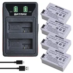 1800mAh LP-E8 LP E8 LPE8 bateria aparatu + LED wbudowana ładowarka USB z typem C dla Canon EOS 550D 600D 650D 700D T2i T3i T4i T5i