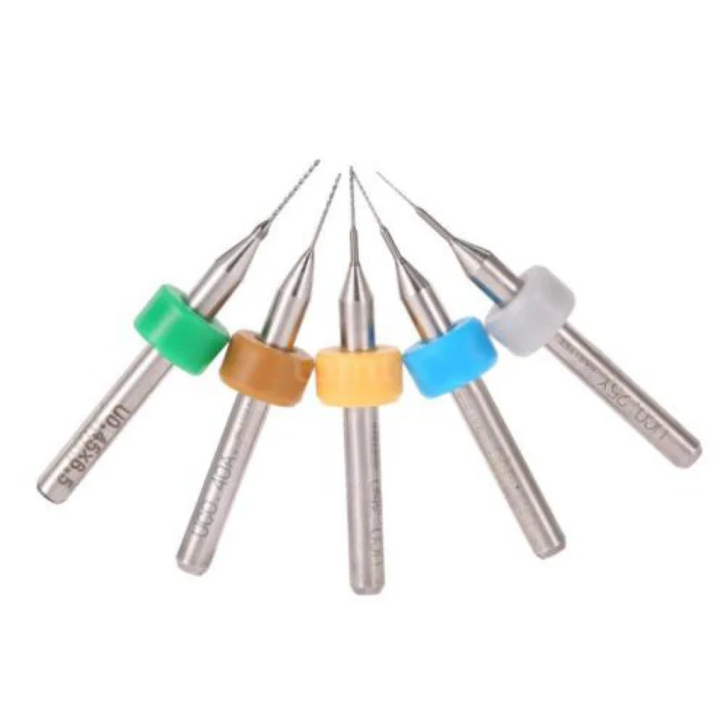 50 Cái/bộ Thun Hợp Kim Cứng PCB In Bảng Mạch Khắc Dụng Cụ Carbide Micro Khoan Dụng Cụ 0.25Mm-1mm Q1I0