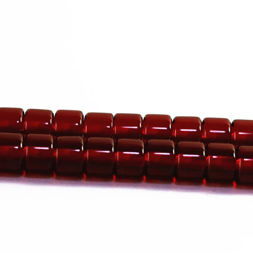 Dark red resin synthetic beeswax 4X7mm 5X8mm 7X10mm 12X9mm drum loose beads spacers accessories jewelry making 15inch B61