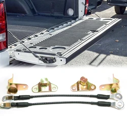 6pcs Left & Right Tailgate Hinges Cables Kit for Chevrolet Silverado GMC Sierra