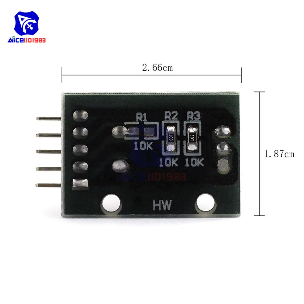 Diymore Modul Encoder Putar Sensor Bata 5 Pin Modul Papan Pengembangan UNTUK Arduino