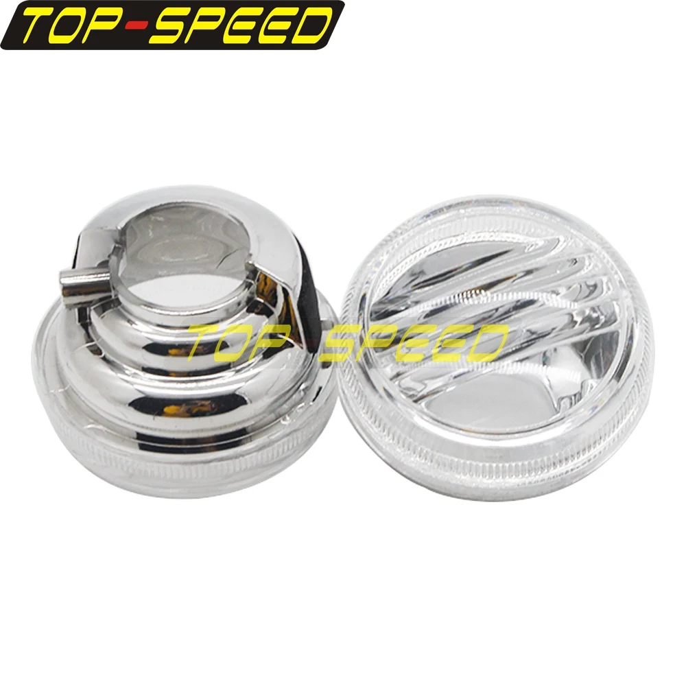 4x Front Rear Turn Signal Lens Cover Clear Blinker Lense Replacement Shell For Suzuki Boulevard M109R C109R C1800R M50 C90