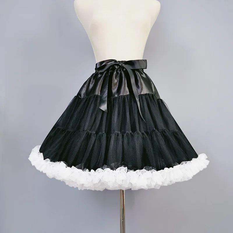 Top Sale Bridal Bride Women Tulle Petticoat Lolita Cosplay Party Dress