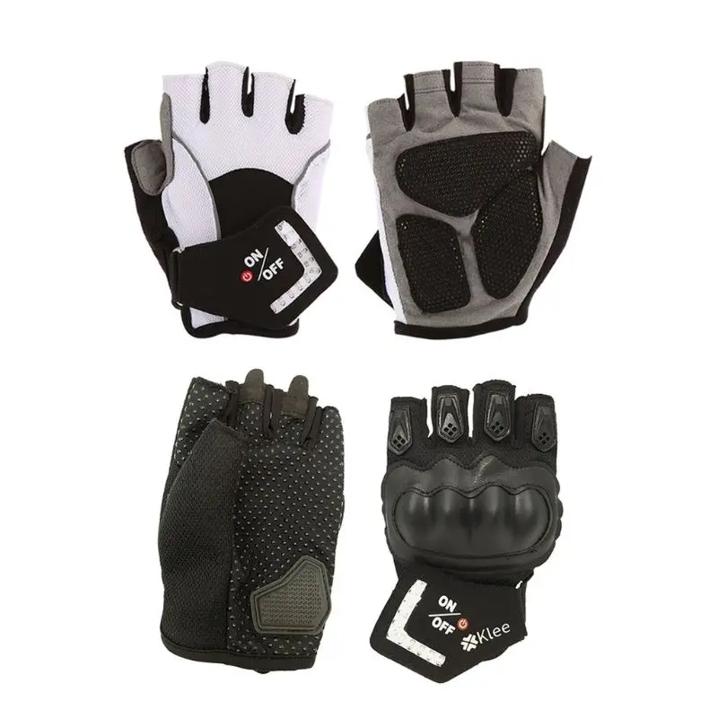 Intelligente LED Blinker Warnung Licht Outdoor Reiten Handschuhe Mnner  Frauen Fahrrad Radfahren Outfit Tactic Handschuhe fr Rennrad - AliExpress  18