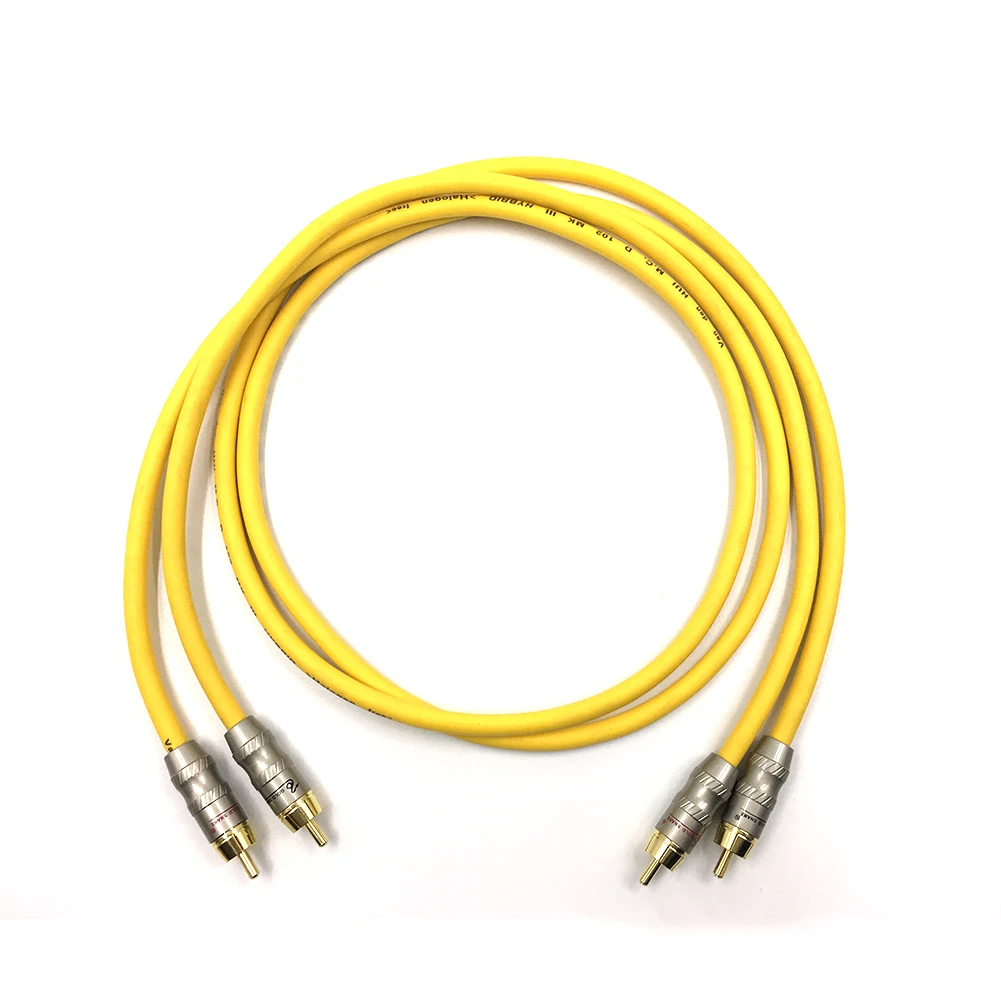 Pair Van Den Hul  DIY RCA Interconnect Cable hifi audio rca cable extension cable