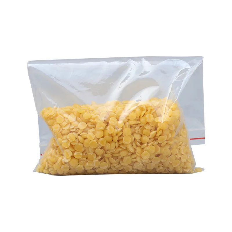 100% natural pure yellow beeswax pellet grade A 1kg Lipstick DIY Material Yellow Bee Wax Cera Flava