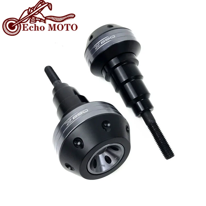 إطار حماية من السقوط للدراجات النارية ، واقي انسيابي مضاد للتصادم ، واقي وسادة حماية لـ Z650 nindja650-1500 ، شعار