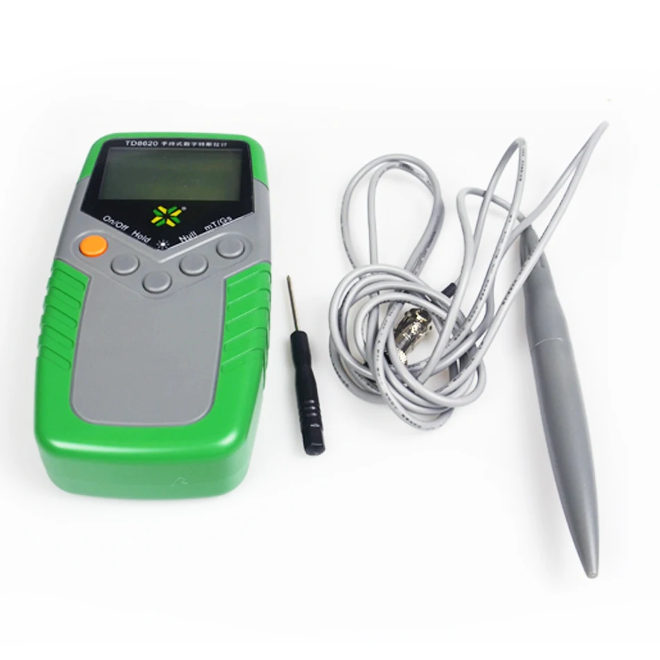 Imagem -06 - Ímã Permanente Gauss Medidor Handheld Digital Tesla Medidor Fluxo Magnético Meter Superfície Field Test Precisão Td8620