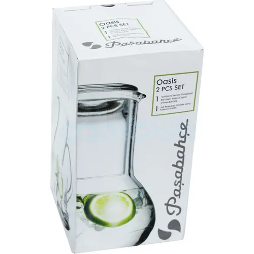 Pasabahce Oasis 2 Piece Pitcher & Cup Pad