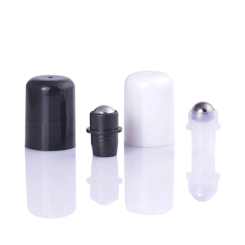 18mm 20/50/100pcs/lot Steel Bead Ball Plug for 10ML 15ML 30ML Glass Perfume Roller Roll on Bottle Metal Roller Stopper with lids