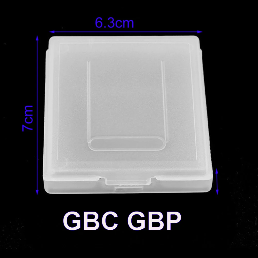 10PCS Clear Plastic Game Cartridge Cases Storage Box Protector Holder Dust Cover Replacement Shell For Nintendo GameBoy GBC GBP