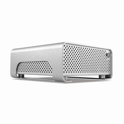 METALFISH MetalGear Plus-funda de aluminio para Mini HTPC, carcasas para Mini ITX, para juegos de ordenador, PC, escritorio, con fuente de alimentación, Pico PSU